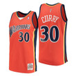 Golden State Warriors Stephen Curry Orange 2009-10 Hardwood Classics Jersey