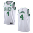Men's Boston Celtics #4 Carsen Edwards Association Swingman Jersey - White