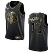 Men's Boston Celtics #12 Terry Rozier III Golden Edition Jersey - Black