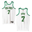Jaylen Brown Boston Celtics Classic Edition Origins 75th anniversary Jersey White