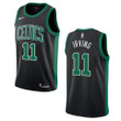 Men's Boston Celtics #11 Kyrie Irving Statement Swingman Jersey - Black