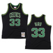 Larry Bird Boston Celtics Reload Swingman Jersey Black