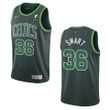Boston Celtics Marcus Smart 2021 Earned Vistaprint Patch Jersey Green