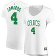 Carsen Edwards Boston Celtics Fanatics Branded Women's Fast Break Replica Player Jersey - Association Edition - White