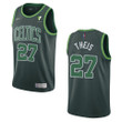 Boston Celtics Daniel Theis 2021 Earned Vistaprint Patch Jersey Green