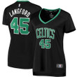 Romeo Langford Boston Celtics Fanatics Branded Women's Fast Break Replica Player Jersey - Statement Edition - Black