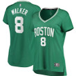 Kemba Walker Boston Celtics Fanatics Branded Women's Fast Break Replica Player Jersey Green - Icon Edition