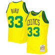Larry Bird Boston Celtics Mitchell & Ness 1985-86 Hardwood Classics Reload 3.0 Swingman Jersey - Gold