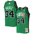Men's Mitchell & Ness Paul Pierce Kelly Green Boston Celtics 2007-08 Hardwood Classics Alternate Swingman Jersey