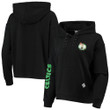 Boston Celtics DKNY Sport Women's Staci Pullover Hoodie - Black
