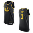 Golden State Warriors Damion Lee Black City Edition 21-22 Jersey 75th Anniversary