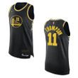 Golden State Warriors Klay Thompson Black City Edition 21-22 Jersey 75th Anniversary