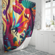 Bug Viber Energetic Abstract Colorfull - Shower Curtain