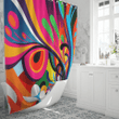 Tree Viber Energetic Abstract Colorfull - Shower Curtain