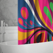 Tree Viber Energetic Abstract Colorfull - Shower Curtain