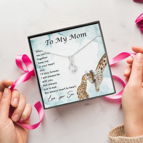 Mom Necklace - To My Mom From Son - Thes For Mom - The Jewelry For Mom