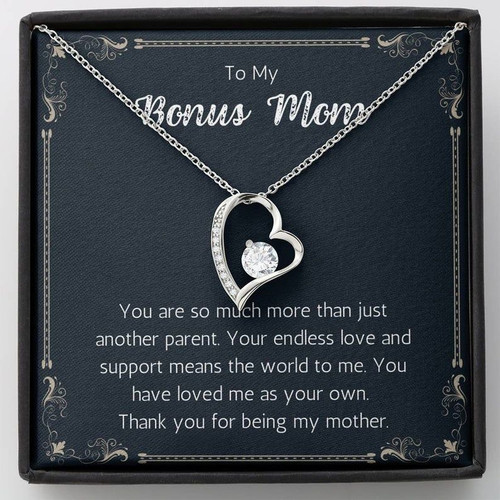 Bonus Mom - My Mother - Forever Love Necklace - for step mom, gift for bonus mom, bonus mom jewelry, mothers day, mother in law, parents