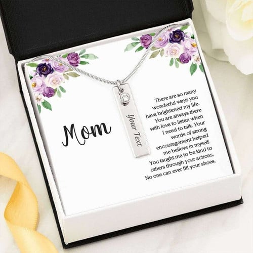 Child Name Birthstone Jewelry, Birthstone Necklace For Mom, Mom Jewelry, Kids Birthstone and Name Necklace