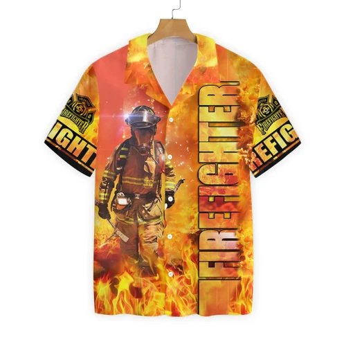 Firefighter Hawaiian Shirt