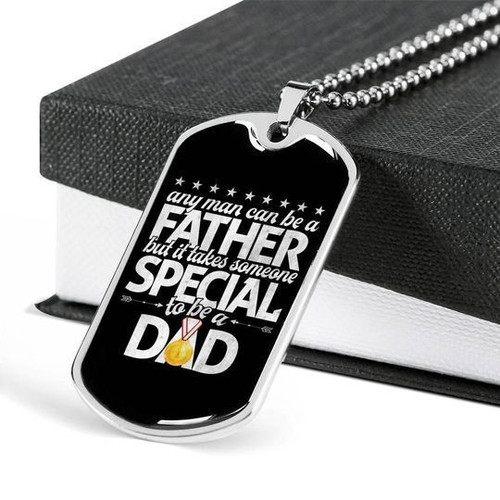 It Take Someone Special To Be A Dad Dog Tag Necklace Gift For Dad
