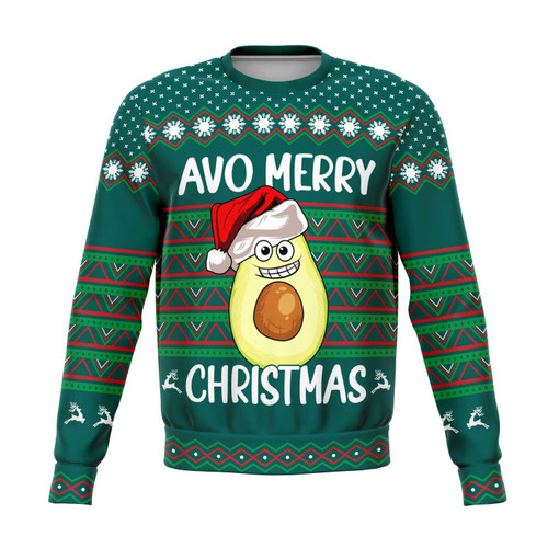"Avo Merry Christmas" Ugly Christmas Sweatshirt - Colins Store