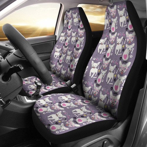 Chihuahua Print Pattern Universal Fit Car Seat Cover
