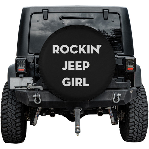Rockin' Jeep Girl - Jeep Tire Cover