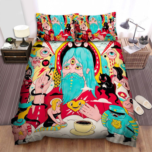 Father John Misty Fear Fun Album Music Bed Sheets Duvet Cover Bedding Sets