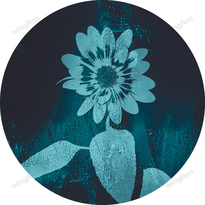 Sunflower 5, Abstract, Aqua, Art, Desenho, Drawing, Etching, Flowers, Nature, Painting, Sunflower Tire Cover Spare Tire Cover - Jeep Tire Covers