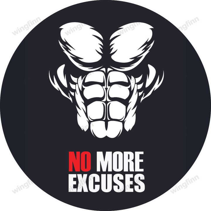 No More Excuses Motivation Quotes, Inspiring, Motivation Quotes Tire Cover Spare Tire Cover - Jeep Tire Covers