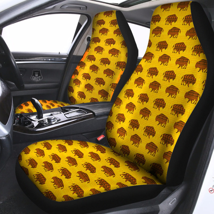 Bison Aztec Print Pattern Car Seat Covers