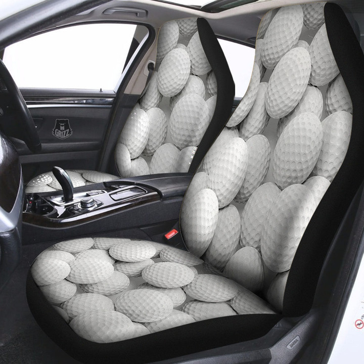 3D Golf Ball Print Car Seat Covers