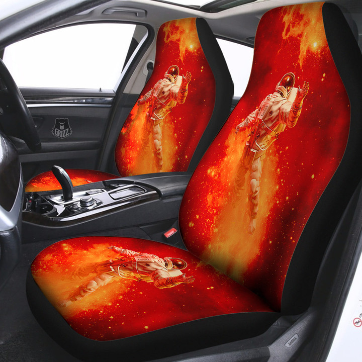 Fire Astronaut Print Car Seat Covers