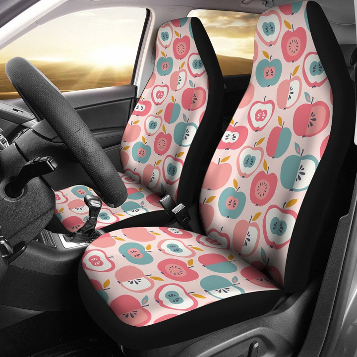 Apple Pattern Print Universal Fit Car Seat Covers