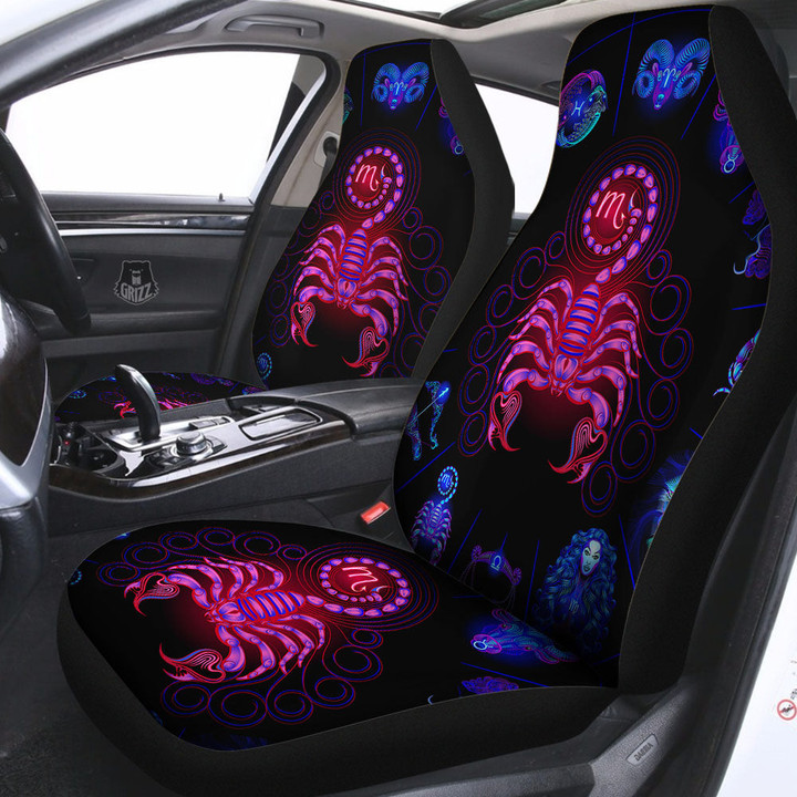 Astrological And Scorpio Signs Print Car Seat Covers