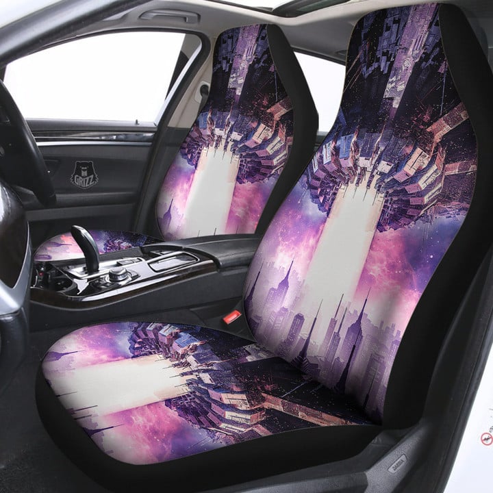Alien Invasion Print Car Seat Covers
