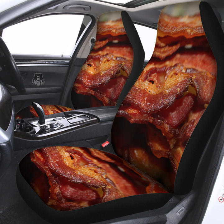 Bacon Crispy Print Car Seat Covers