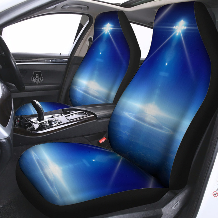 Abstract Sci Fi On Earth Print Car Seat Covers