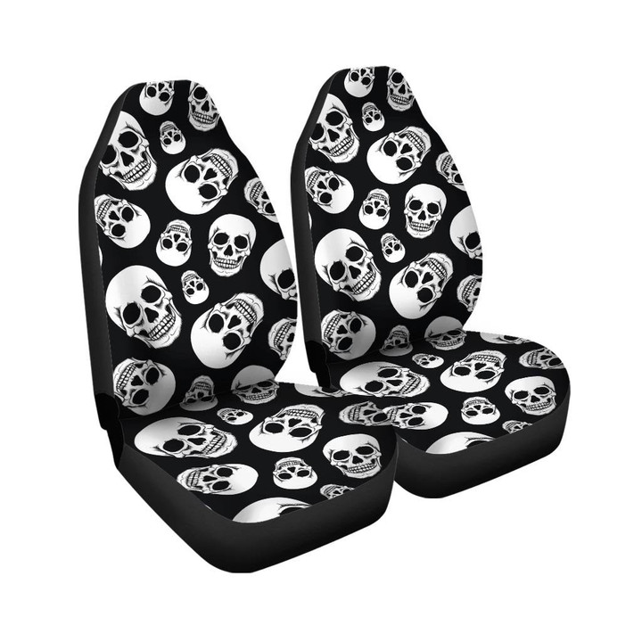 Black Skull Car Seat Covers