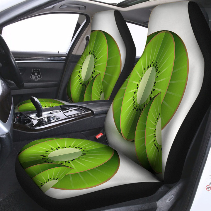 3D Kiwi Print Car Seat Covers
