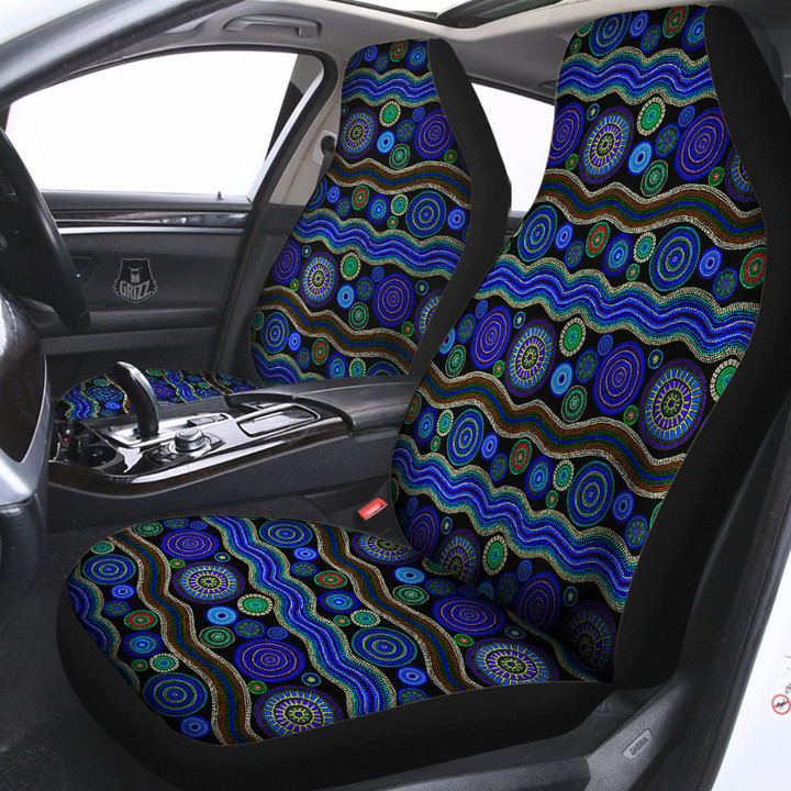 Aboriginal Dot Australian Print Car Seat Covers