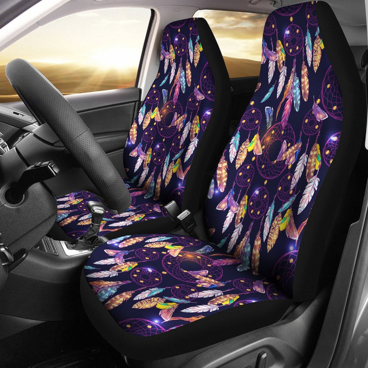 Feather Dream Catcher Vintage Universal Fit Car Seat Cover