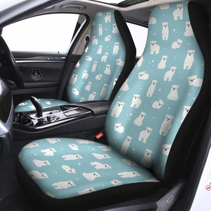 Baby Bear Cartoon Cute Print Pattern Car Seat Covers