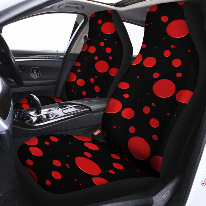 Blood Drop Red Print Pattern Car Seat Covers