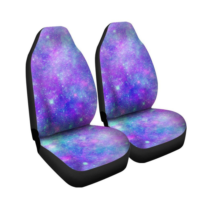 Blue And Pink Galaxy Space Car Seat Covers