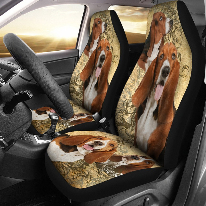 Basset Hound Universal Fit Car Seat Covers