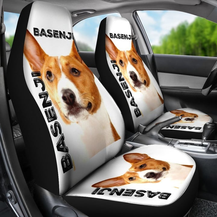 Basenji Face Lovers Universal Fit Car Seat Covers