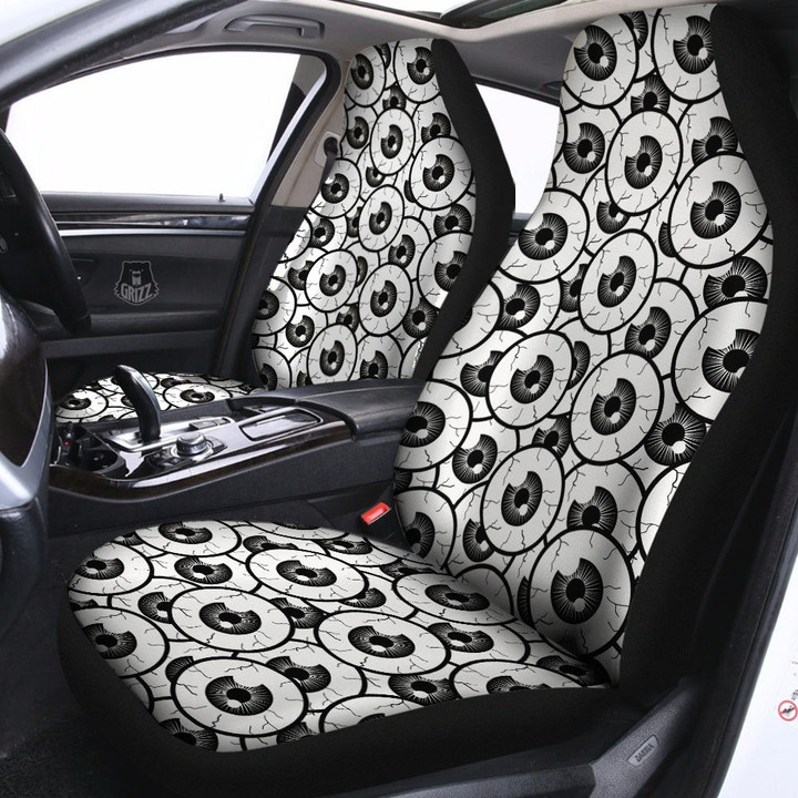 Eyeball Print Pattern Car Seat Covers