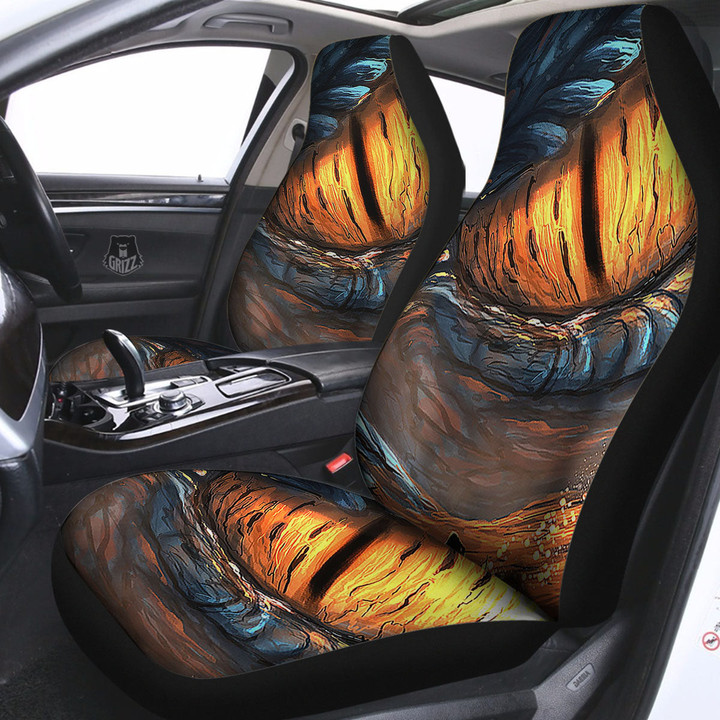Dragon Eyes Watercolor Print Car Seat Covers