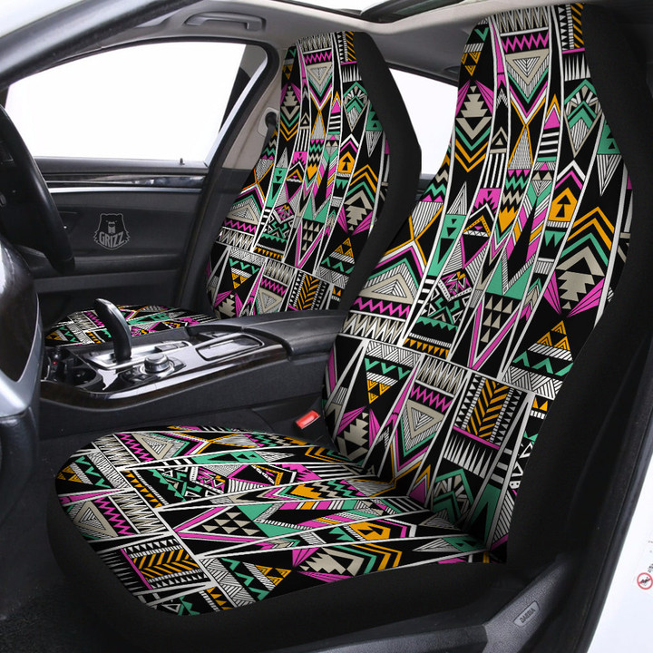 Aztec Tribal Vintage Print Pattern Car Seat Covers
